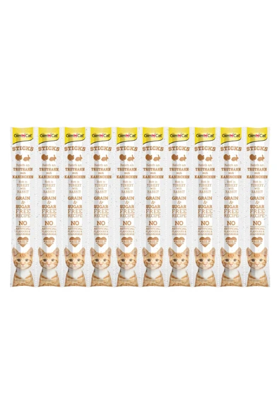 Sticks Hindi Etli Tavşan Etli Ödül Çubukları 50 gr - 10lu ürün görseli 1