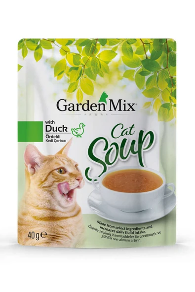 Garden Mix Ördekli Kedi Çorbası 40 Gr - Petshopundan ürün görseli 1