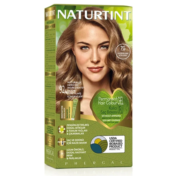Naturtint Doğal Saç Boyası - 7G Altın Sarısı ürün görseli 1