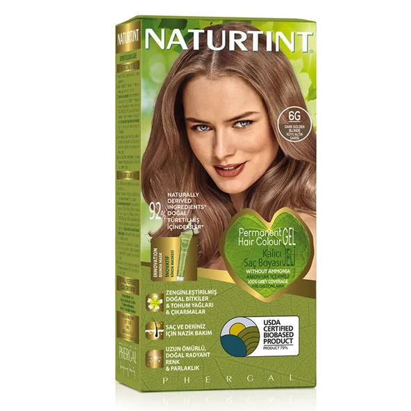 Naturtint Doğal Saç Boyası - 6G Koyu Altın Sarı ürün görseli 1