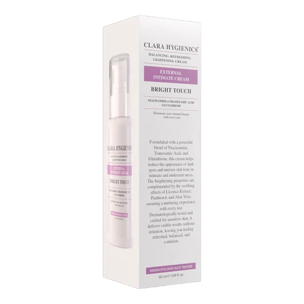 Clara Hygienics Bright Touch External Intimate Cream 50 ml - Resim 2