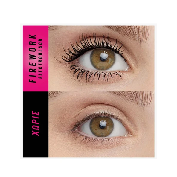 Maybelline Lash Sensational Firework Electroblack Maskara - Resim 3