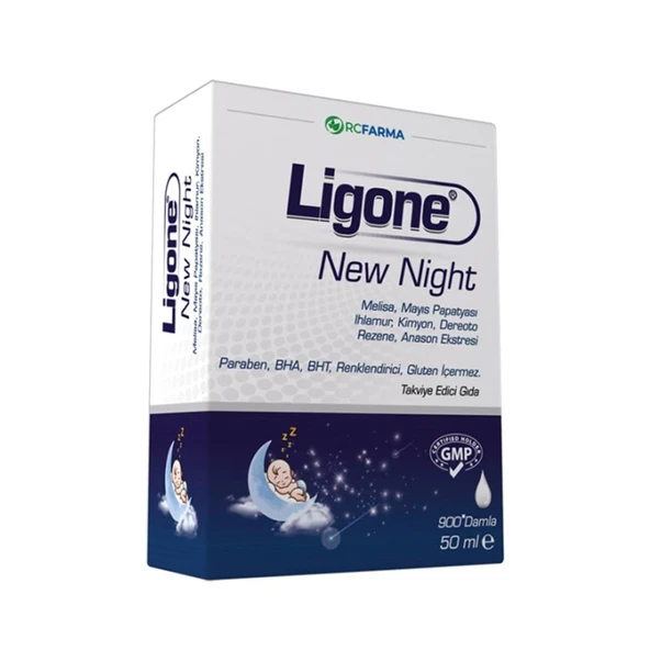 Ligone New Night Damla Takviye Edici Gıda 50 ml ürün görseli 1