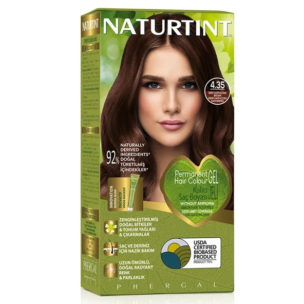 Naturtint Doğal Saç Boyası - 4.35 Yoğun Capuchino ürün görseli 1