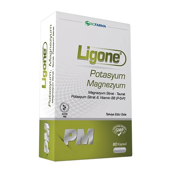 Ligone Potasyum Magnezyum Takviye Edici Gıda 60 Kapsül ürün görseli 1
