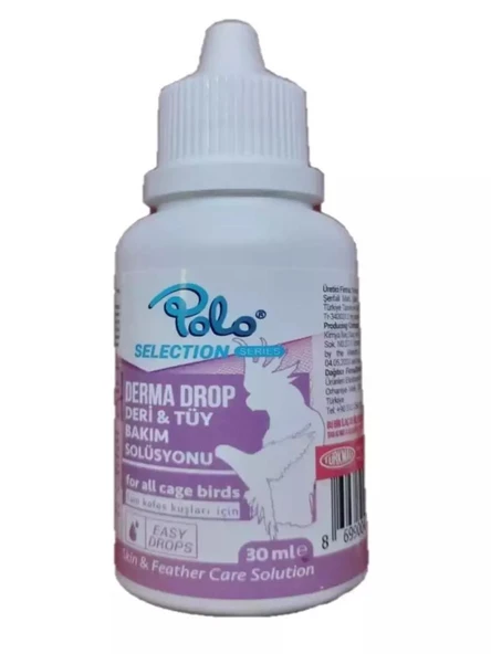 Polo Kuşlar için bit pire damlası 30 ml ürün görseli 1