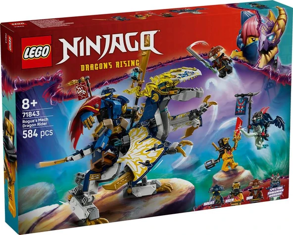 LEGO Ninjago 71843 Rogue's Mech Dragon Rider ürün görseli 1