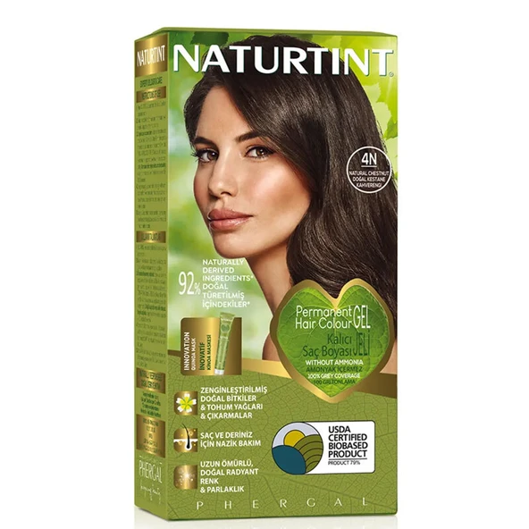 Naturtint Doğal Saç Boyası - 4N Doğal Kestane ürün görseli 1