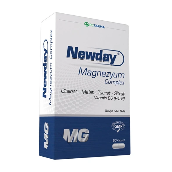 Newday Magnezyum Complex Takviye Edici Gıda 60 Kapsül ürün görseli 1