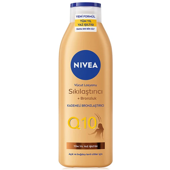 Nivea Q10 Sıkılaştırıcı ve Bronzlaştırıcı Vücut Losyonu 250 ml ürün görseli 1