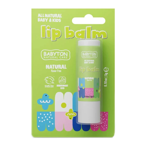 Babyton Doğal Dudak Koruyucu Bitkisel Lipbalm Naturel 5 gr ürün görseli 1
