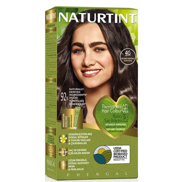 Naturtint Doğal Saç Boyası - 4G Altın Kestane ürün görseli 1
