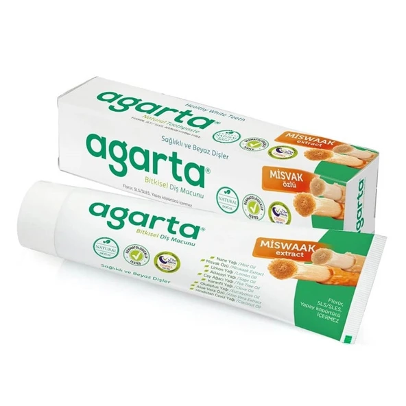 Agarta Misvak Özlü Bitkisel Diş Macunu 100 ml ürün görseli 1