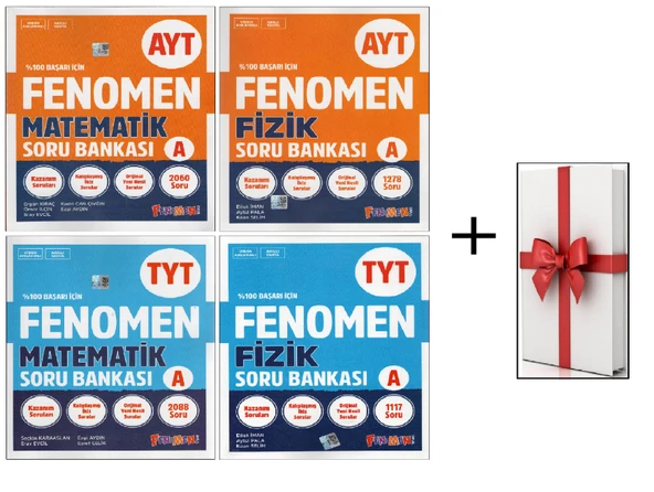 Fenomen AYT ve TYT Matematik + Fizik Soru Bankaları (4 Kitap) ürün görseli 1