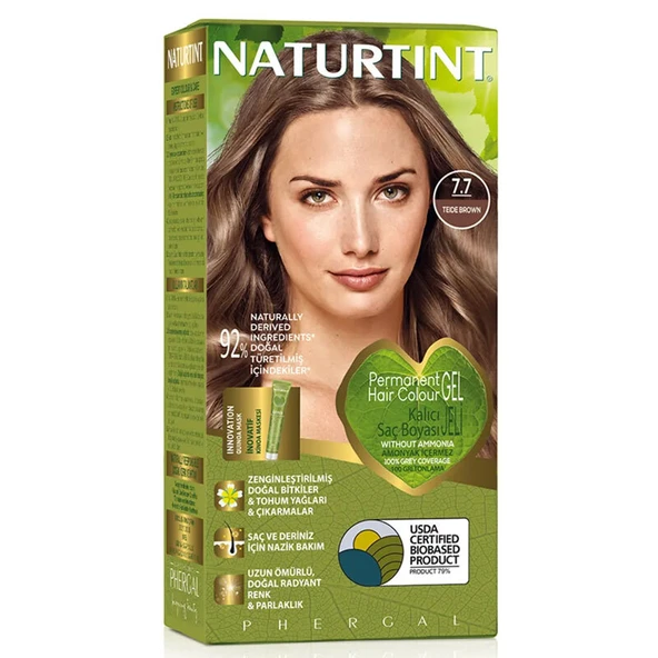 Naturtint Doğal Saç Boyası - 7.7 Doğal Teide Kahvesi ürün görseli 1