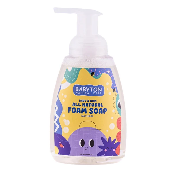 Babyton Çocuklar İçin Doğal Köpük Sabun Naturel 350 ml ürün görseli 1