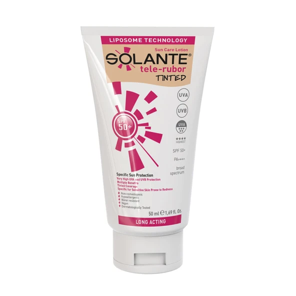 Solante Telerubor Tinted SPF 50+ Losyon 50 ml ürün görseli 1