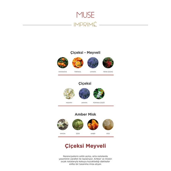 Imprime Muse EDP Kadın Parfüm 15 ml - Resim 4