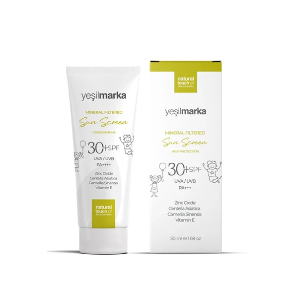 Yeşilmarka Mineral Filtreli Güneş Kremi 30+Spf 50 ml ürün görseli 1