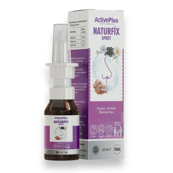 ActivePlus Naturfix Burun Spreyi 20 ml ürün görseli 1