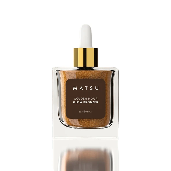 Matsu Golden Hour Işıltılı Bronzlaştırıcı Vücut Yağı 50 ml ürün görseli 1