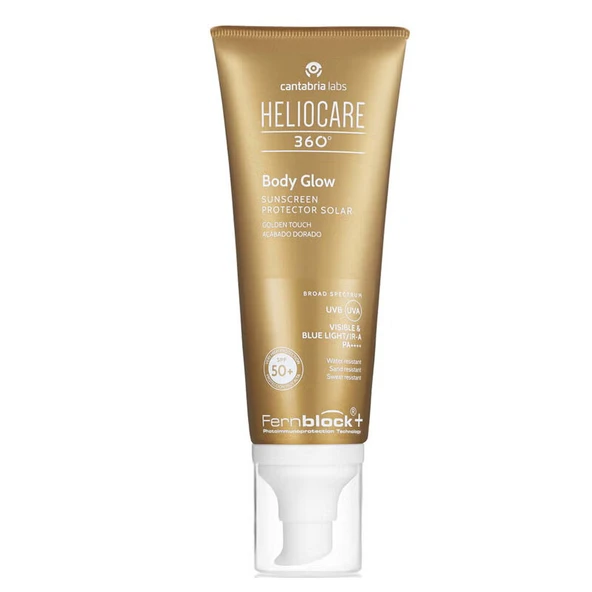 Heliocare 360 Body Glow Sunscreen SPF 50+ 100 ml ürün görseli 1