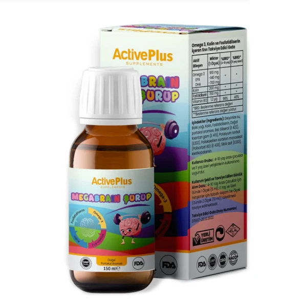 ActivePlus Megabrain Takviye Edici Gıda 150 ml ürün görseli 1