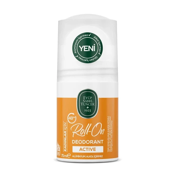Eyüp Sabri Tuncer Roll-On Deodorant Active - Kadınlar İçin 75 ml ürün görseli 1