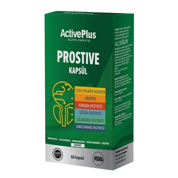 ActivePlus Prostive 60 Kapsül ürün görseli 1
