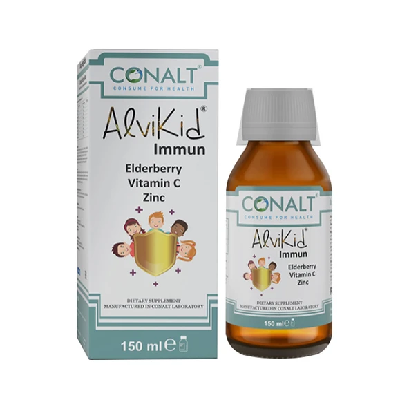Conalt Alvikid Immun Sıvı Takviye Edici Gıda 150 ml ürün görseli 1