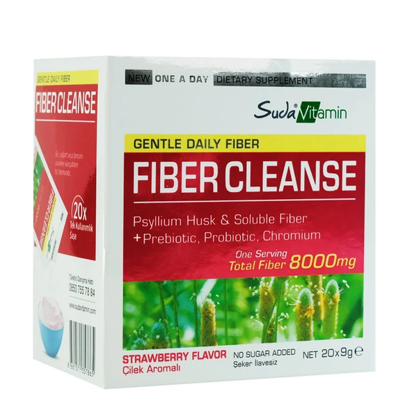 Suda Vitamin Fiber Cleanse Takviye Edici Gıda 20 Saşe ürün görseli 1