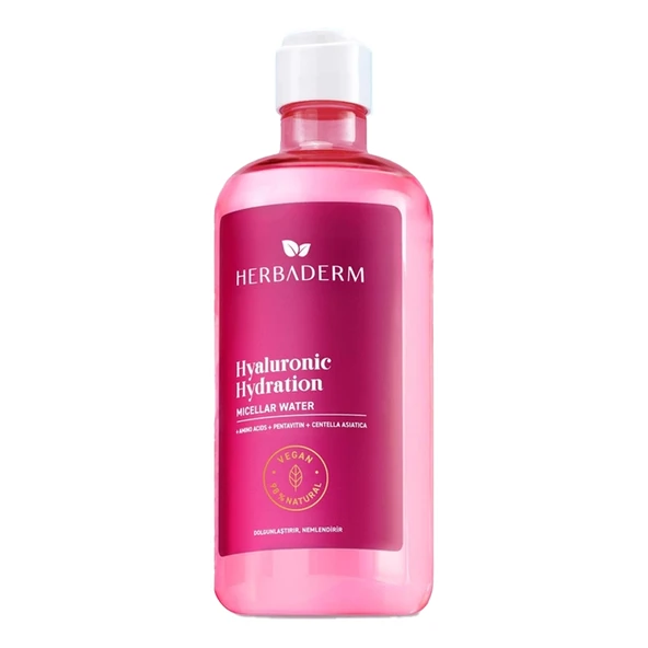 Herbaderm Hyaluronic Hydration Micellar Water 500 ml ürün görseli 1