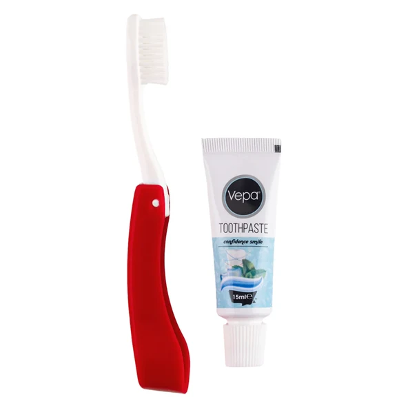 VEPA Diş Macunu 15 ml + Diş Fırçası Seyahat Seti ürün görseli 1