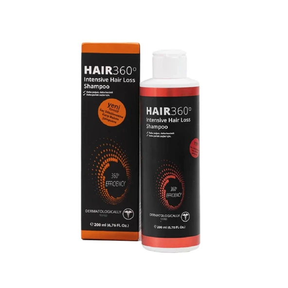 KRC Derma Hair 360 Intensive Saç Dökülmesine Karşı Şampuan 200 ml ürün görseli 1