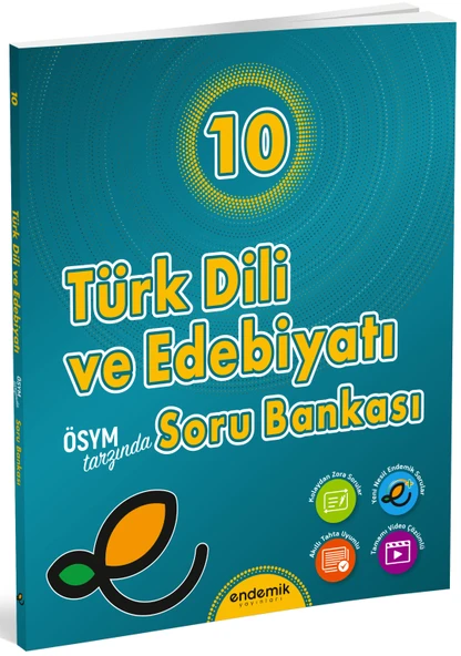 Endemik 2026 10. Sınıf Türk Dili Ve Edebiyatı Soru Bankası Güncel Müfredat ürün görseli 1