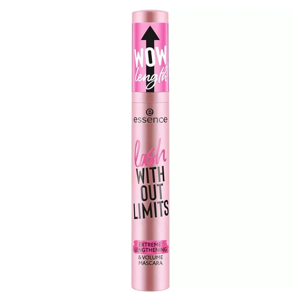 Essence Mascara Without Limits Extreme Lengthening and Volume - 01 Black 13 ml ürün görseli 1