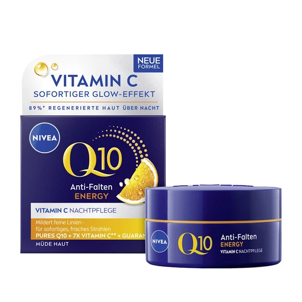 Nivea Q10 Energy Anti-Wrinkle Regenerative Night Cream 50 ml ürün görseli 1