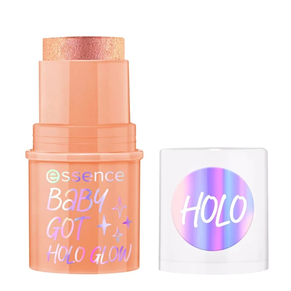 Essence Baby Got Holo Glow Highlighter Stick - 10 Apricotly 5 gr ürün görseli 1