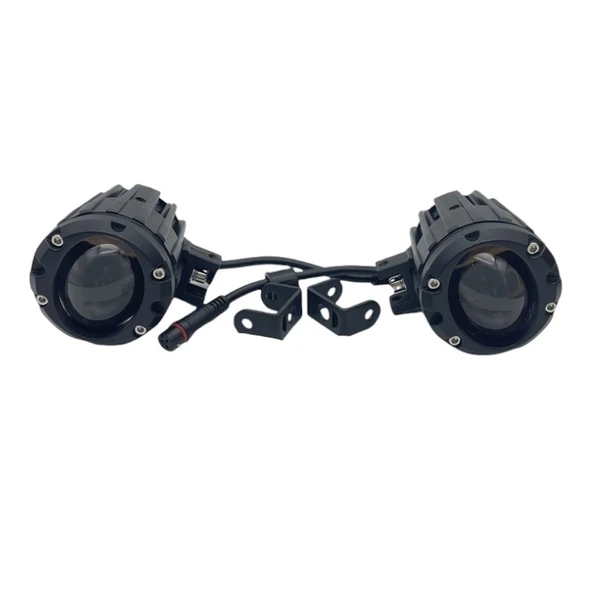 Space Offroad sis lambası 6.4 x 8.1 x 5.9 cm sarı-beyaz 12-60v set/  LASS367 ürün görseli 1
