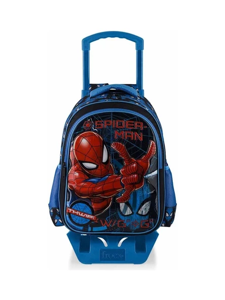 Spiderman ÇEKÇEKLİ İLKOKUL ÇANTASI SALTO TECH ürün görseli 1