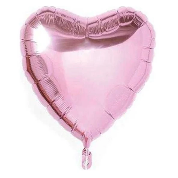 1 Adet 18 İnç 45 Cm Kalp Folyo Balon Pembe ürün görseli 1