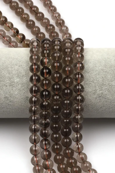 Dumanlı Kuvars (A Kalite) Doğal Taş Dizi 8 mm Küre Kesim ürün görseli 1