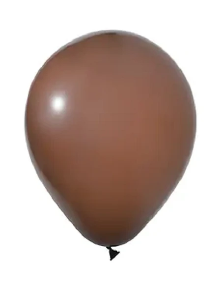 100 Adet 12 İnç 30 Cm Pastel Kahverengi Balon Doğum Günü İç Ve Dış Mekan Süsleme ürün görseli 1