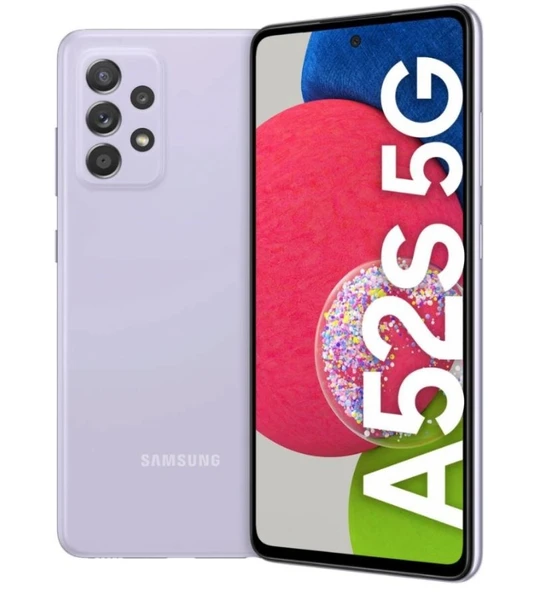 SAMSUNG Galaxy A52S 5G Mor 128 GB 8 GB Ram YENİLENMİŞ ÜRÜN (Sıfır Gibi) ürün görseli 1