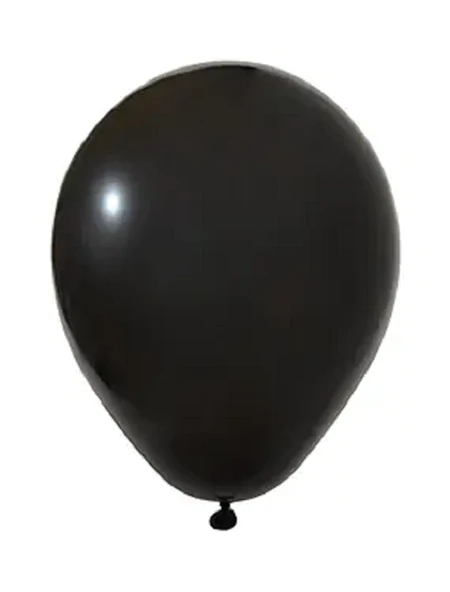 50 adet 12 İnç 30 Cm Pastel Siyah Balon Doğum Günü İç Ve Dış Mekan Süsleme ürün görseli 1
