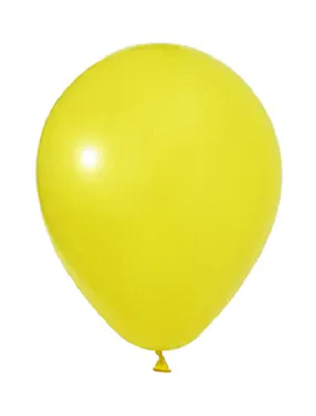 100 Adet 12 İnç 30 Cm Pastel Sarı Balon Doğum Günü İç Ve Dış Mekan Süsleme ürün görseli 1
