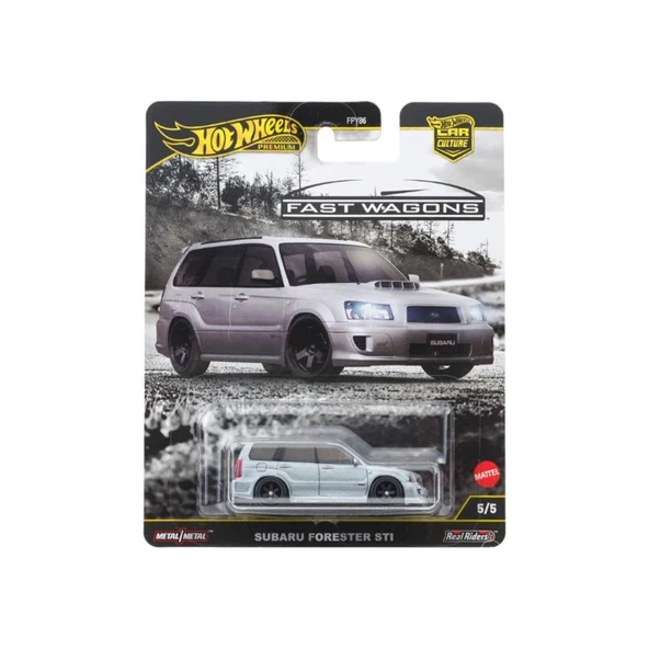 Hot Wheels Premium Fast Wagons Subaru Forester STI FPY86 JBK87 ürün görseli 1