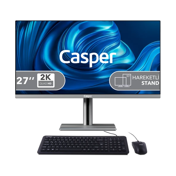 Casper Nirvana A87.210H-BV00X-V-G Intel Core 5-210H 16GB RAM 500GB NVMe SSD Freedos All in one ürün görseli 1