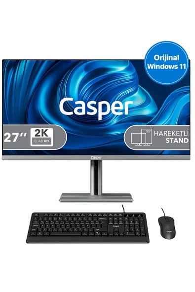 Casper Nirvana A87.210H-BV00A-V-G Intel Core 5-210H 16GB RAM 500GB NVMe SSD Windows 11 Home All in one ürün görseli 1