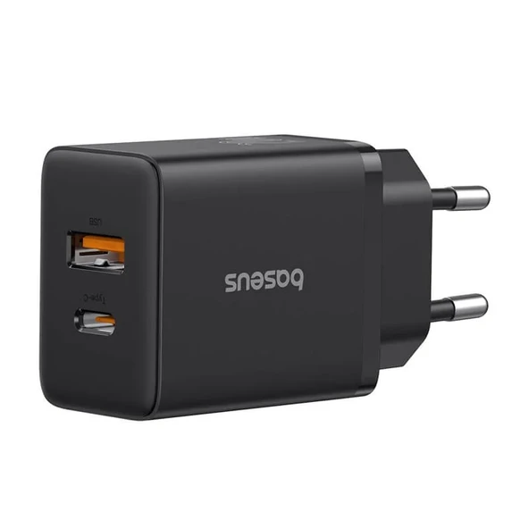 BASEUS CUBE 20W ADAPTÖR-SİYAH ürün görseli 1